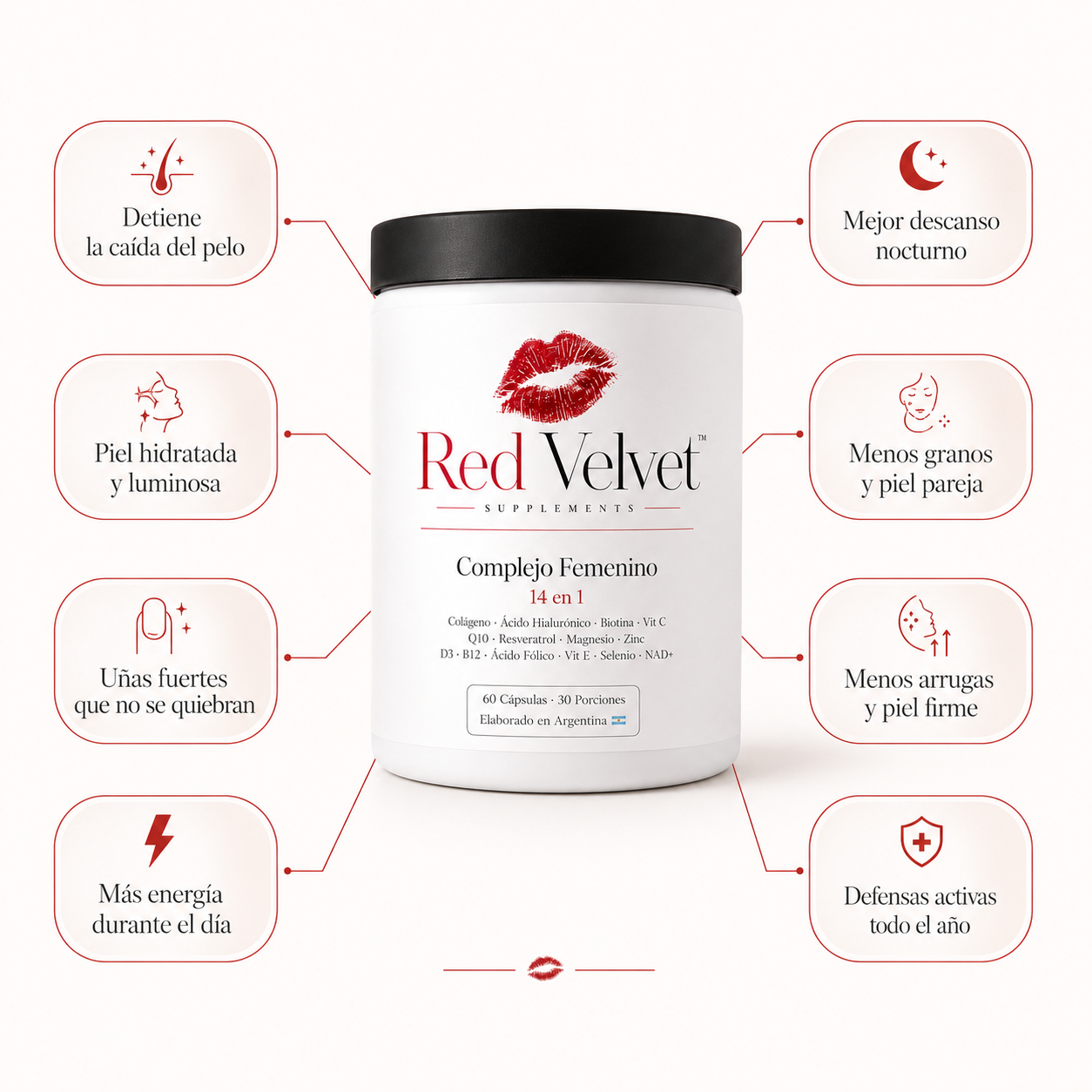 Complejo Femenino 14 en 1 — Red Velvet™