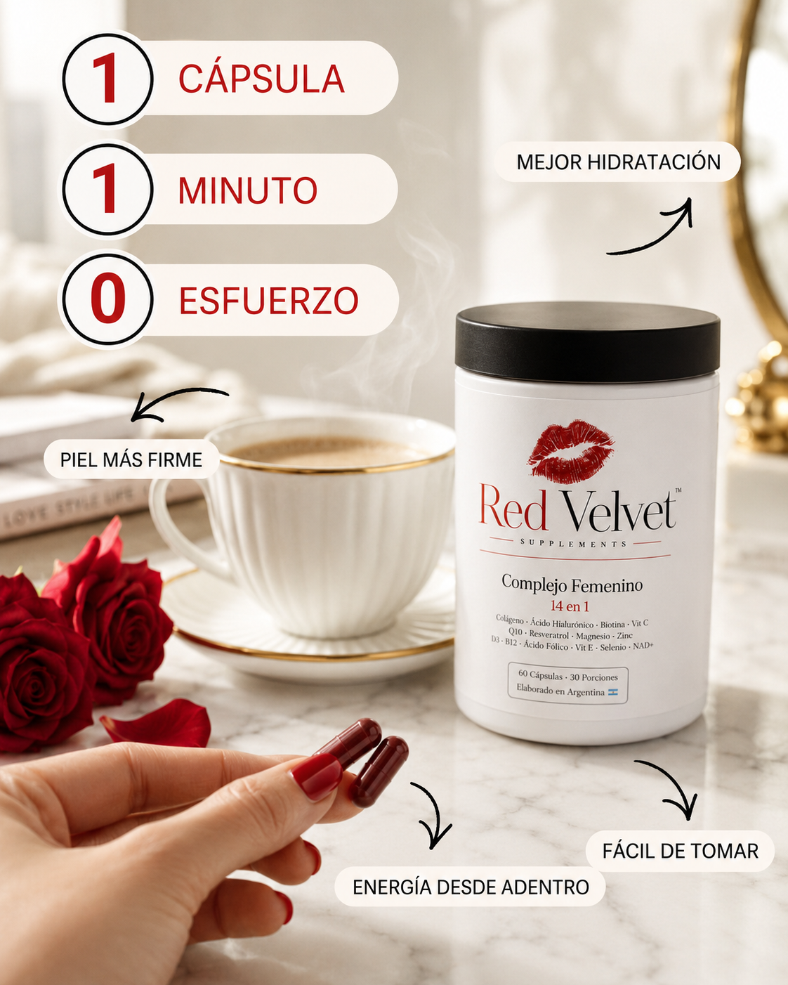 Complejo Femenino 14 en 1 — Red Velvet™